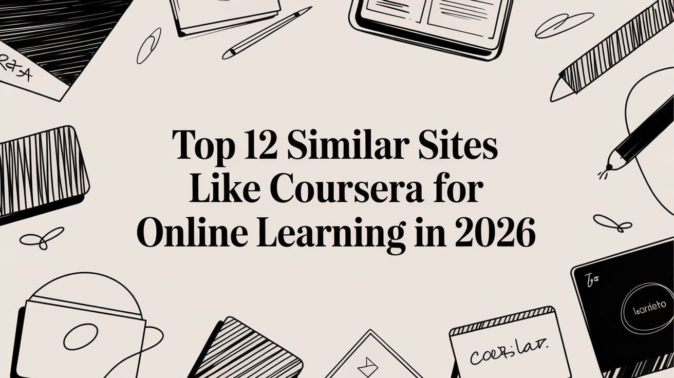 Top 12 Similar Sites Like Coursera for Online Learning in 2026