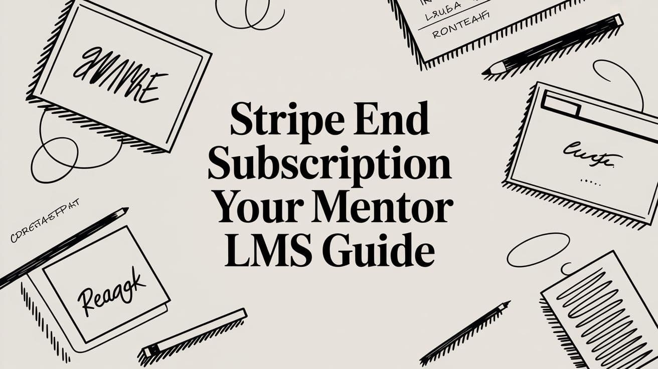 How to Handle a Stripe End Subscription: Your Mentor LMS Guide for 2026